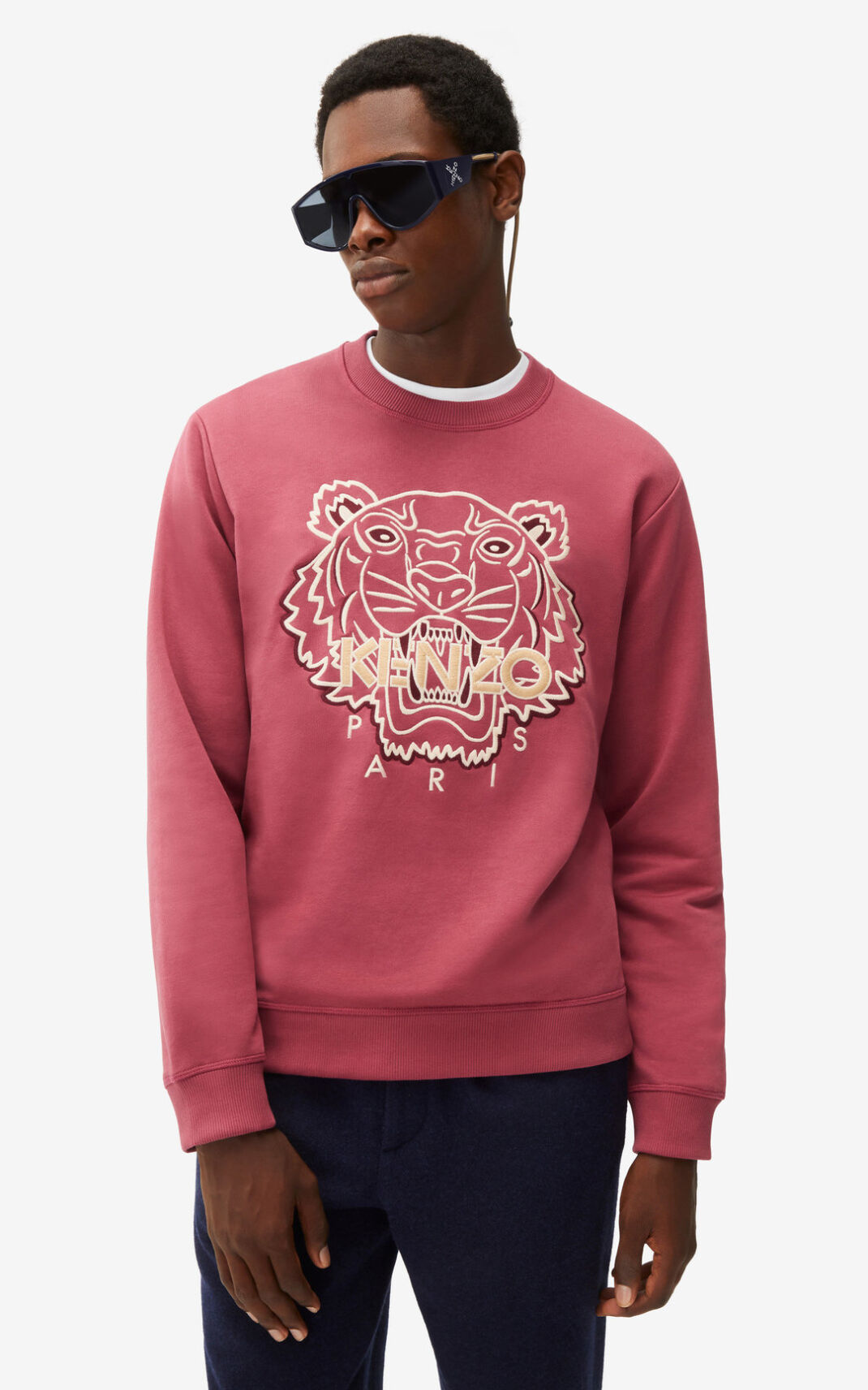 Kenzo Tiger Sweatshirt Erkek Siyah | 7254-PBMWK